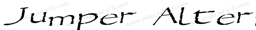 Jumper Alternative字体转换